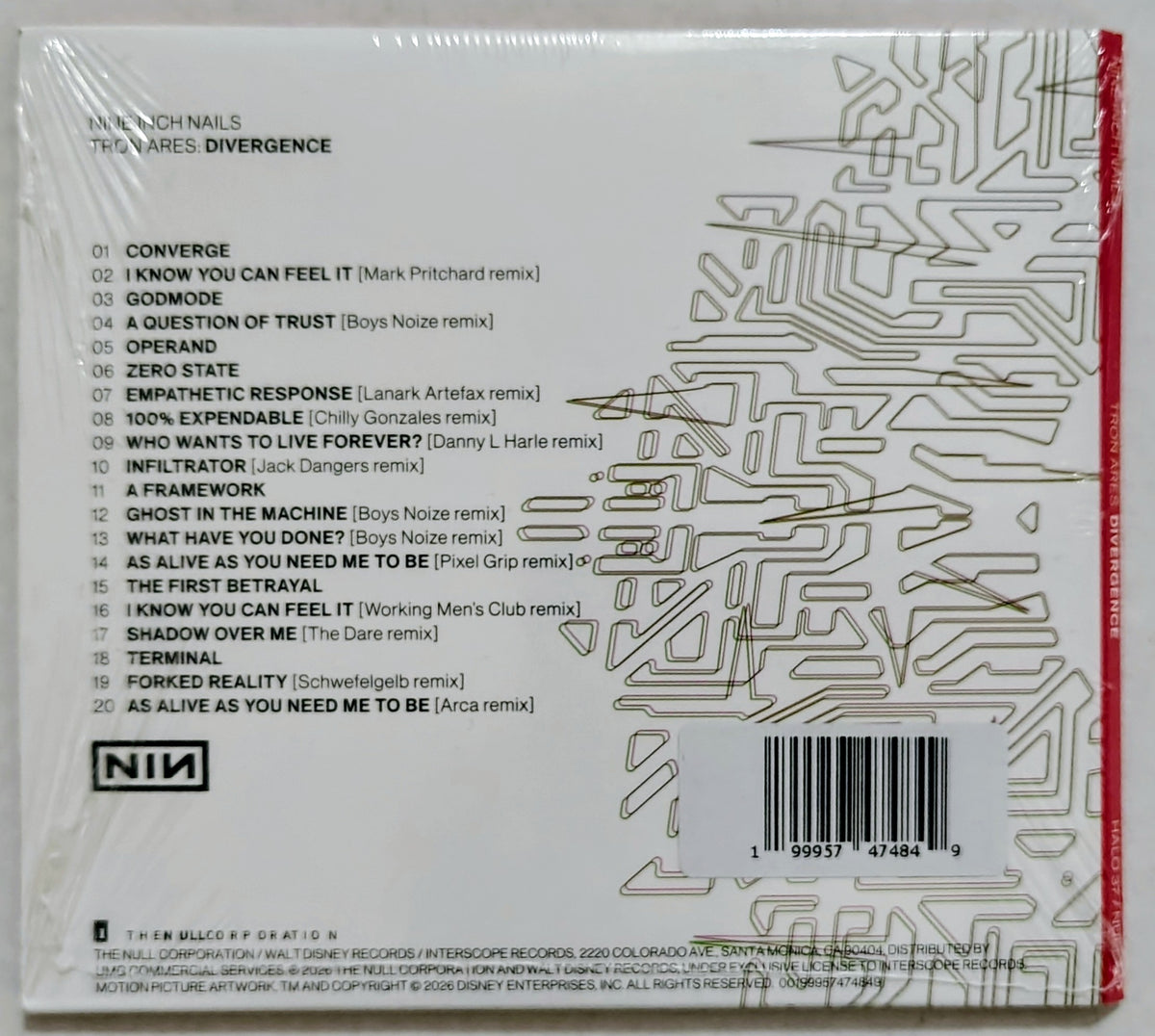 Nine Inch Nails - Tron Ares: Divergence