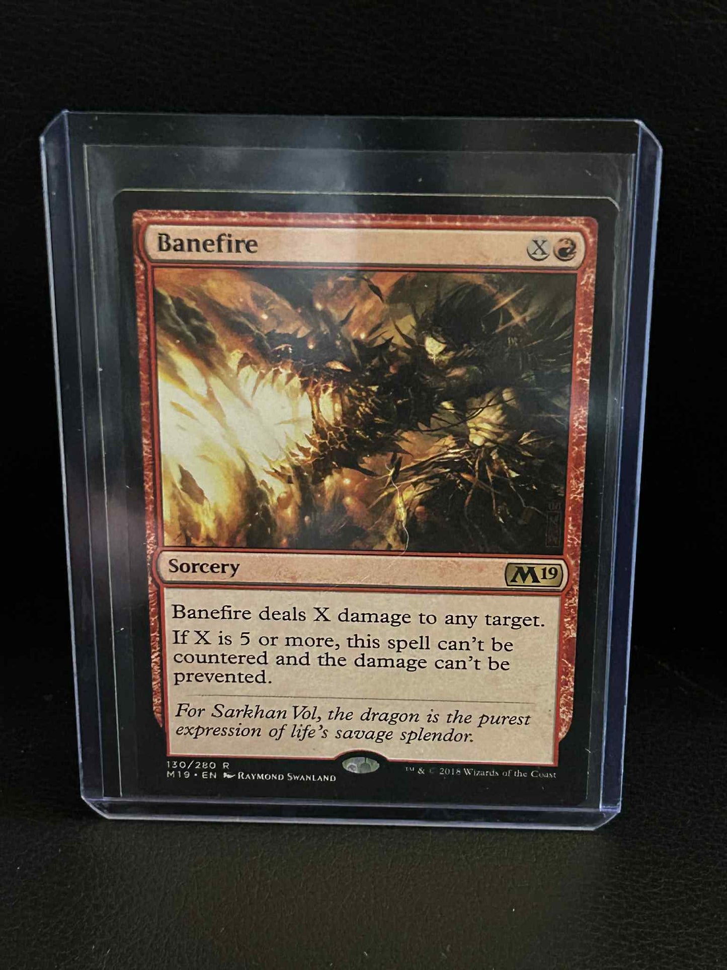 Banefire Core Set 2019 Magic: the Gathering