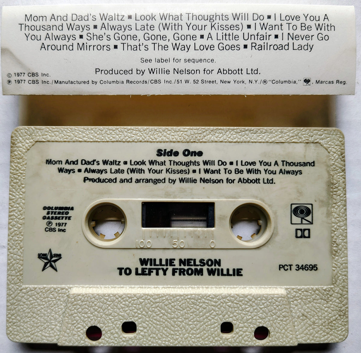 Willie Nelson - To Lefty from Willie