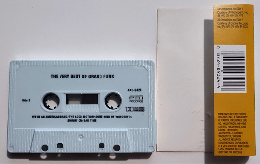 Bachman-Turner Overdrive/Grand Funk - "2 On 1: The Best Of" - CASSETTE TAPE VG+/VG+