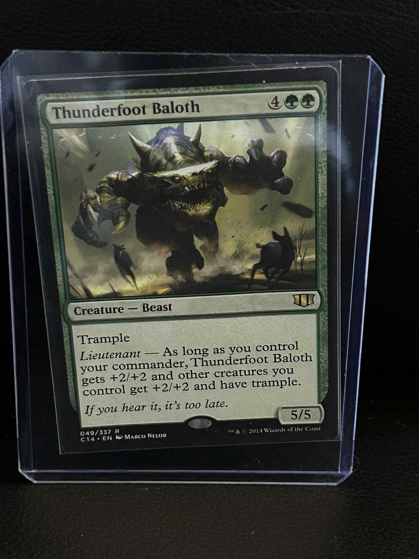 Thunderfoot Baloth Commander 2014 Magic: the Gathering