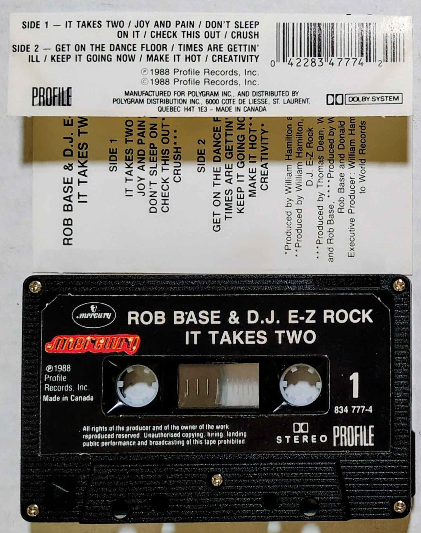 Rob Base & D.J. E-Z Rock - It Takes Two