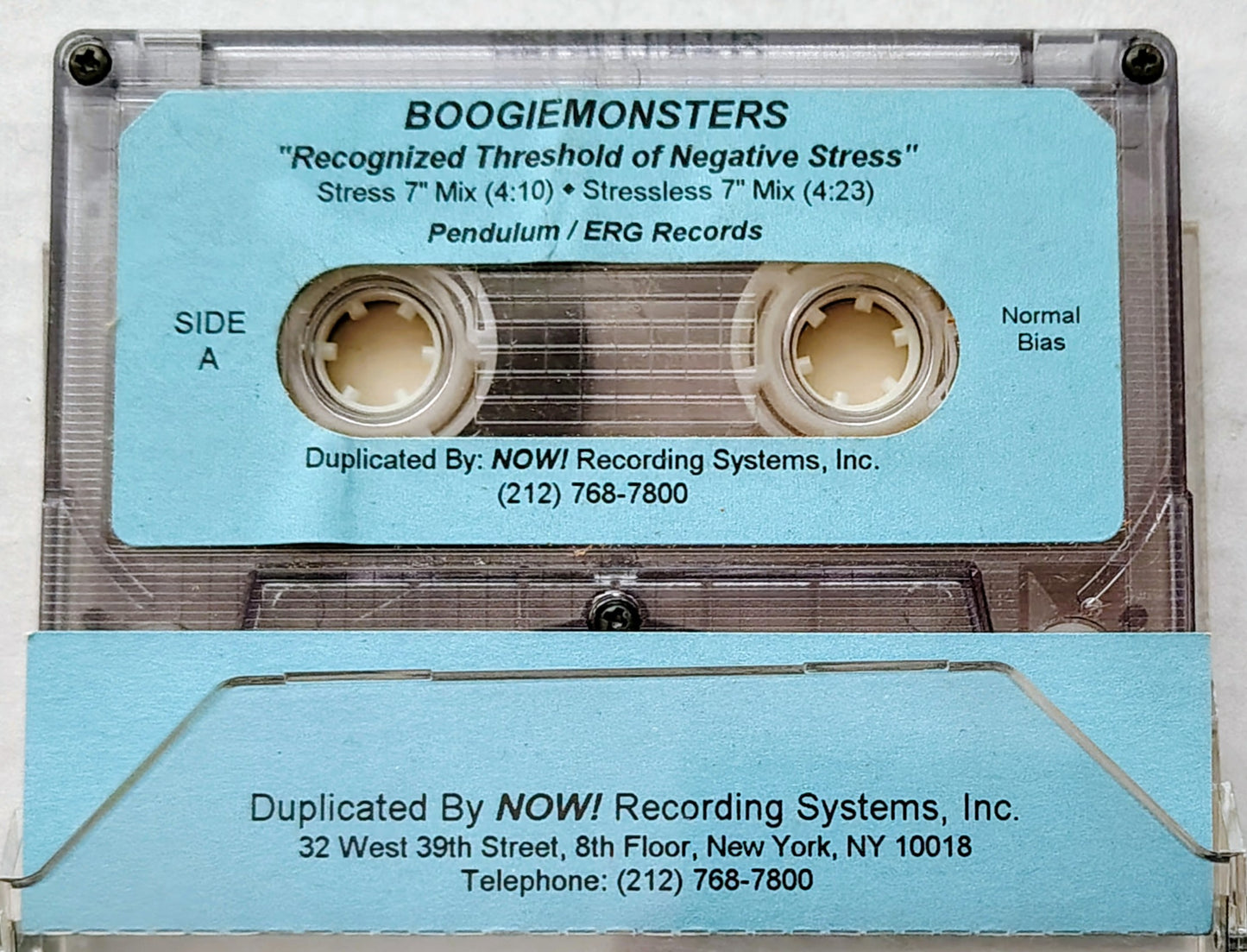 Boogiemonsters - Recognized Threshold of Negative Stress
