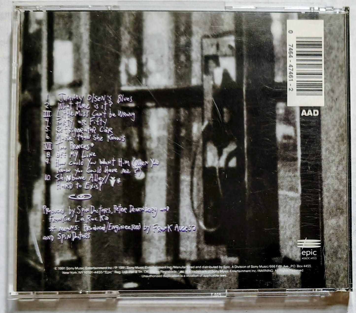 Spin Doctors - Pocket Full of Kryptonite