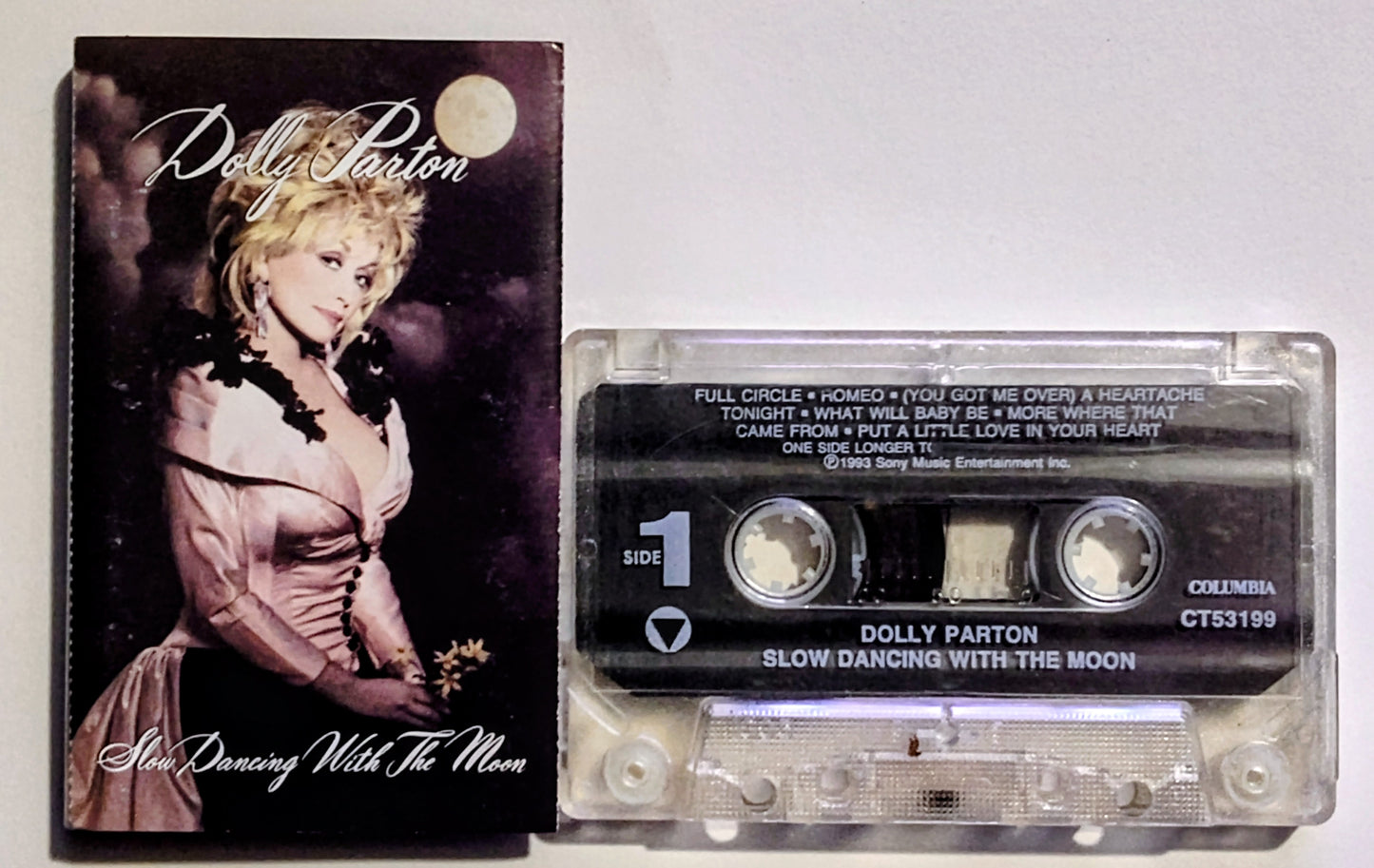 Dolly Parton - "Slow Dancing With The Moon" - CASSETTE TAPE VG/VG