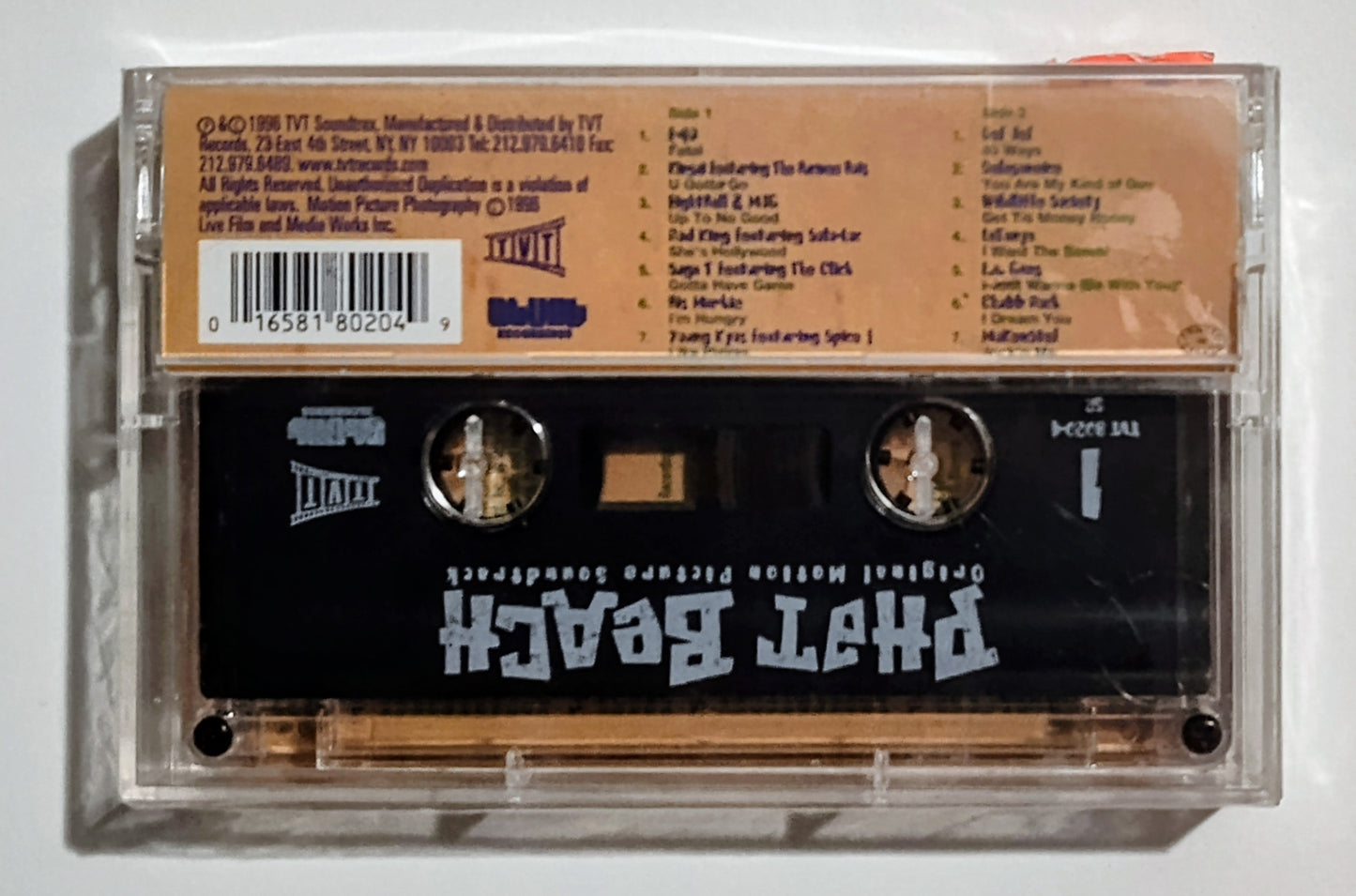 Various Artists - "Phat Beach Soundtrack" - CASSETTE TAPE M/M (Sealed with hype sticker)