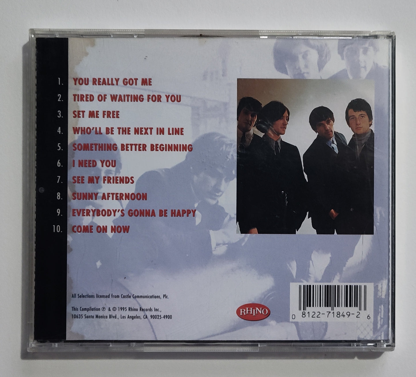 Kinks, The - "Tired Of Waiting For You (Compilation)" - COMPACT DISC VG/VG