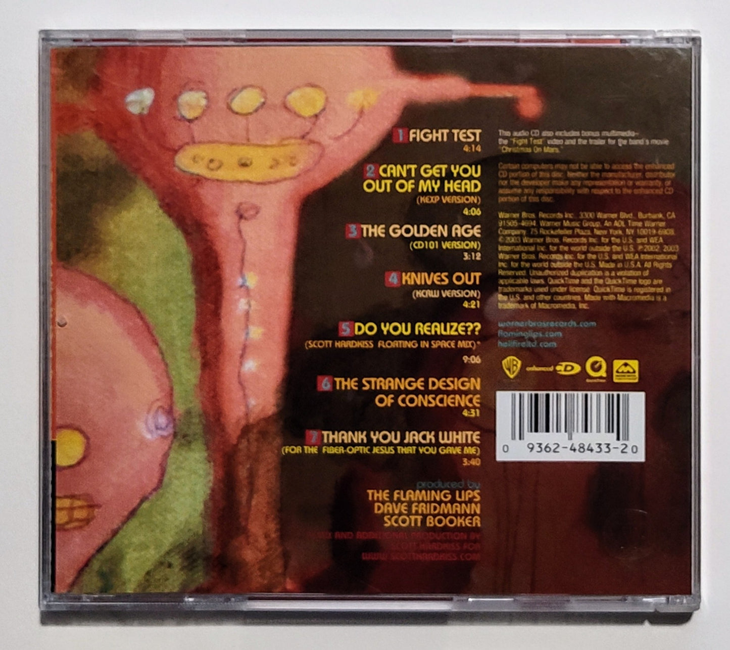 Flaming Lips, The - "Fight Test EP" - COMPACT DISC NM/NM (Promo Stamp)