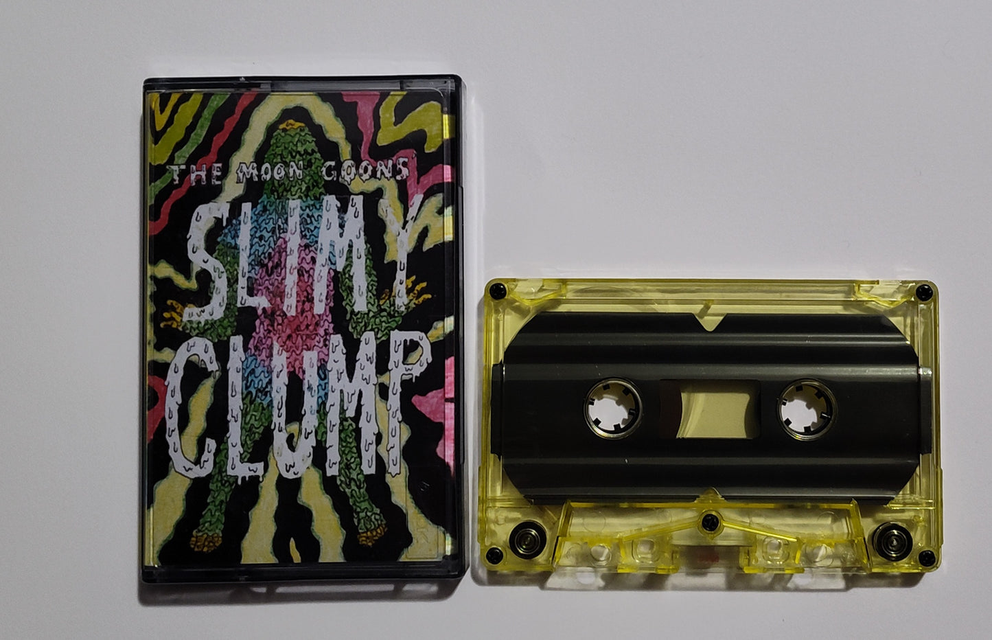 Moon Goons - "Slimy Clump" - INDIE CASSETTE TAPE (Ltd. Edition) M/M (Album Art By Alex Borrego) *⭐*