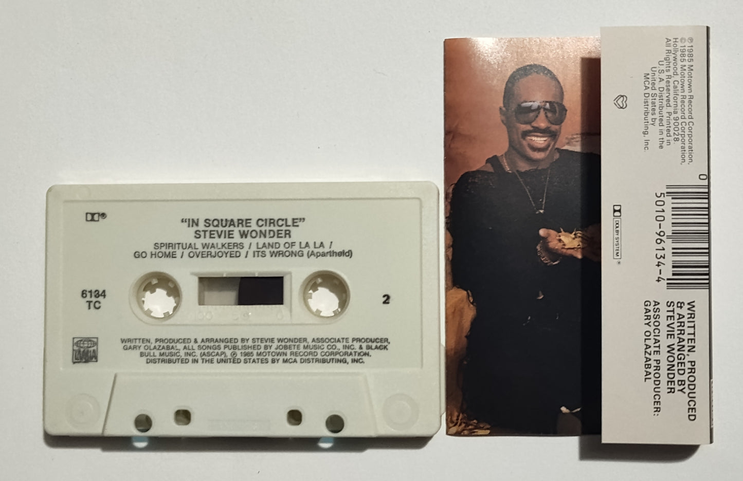 Stevie Wonder - "In Square Circle" - CASSETTE TAPE (DOLBY) VG+/VG+