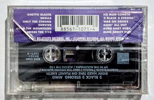 2 Black 2 Strong MMG - “Doin’ Hard Time On Planet Earth” - CASSETTE TAPE NM/M (Sealed; crack on back of case)
