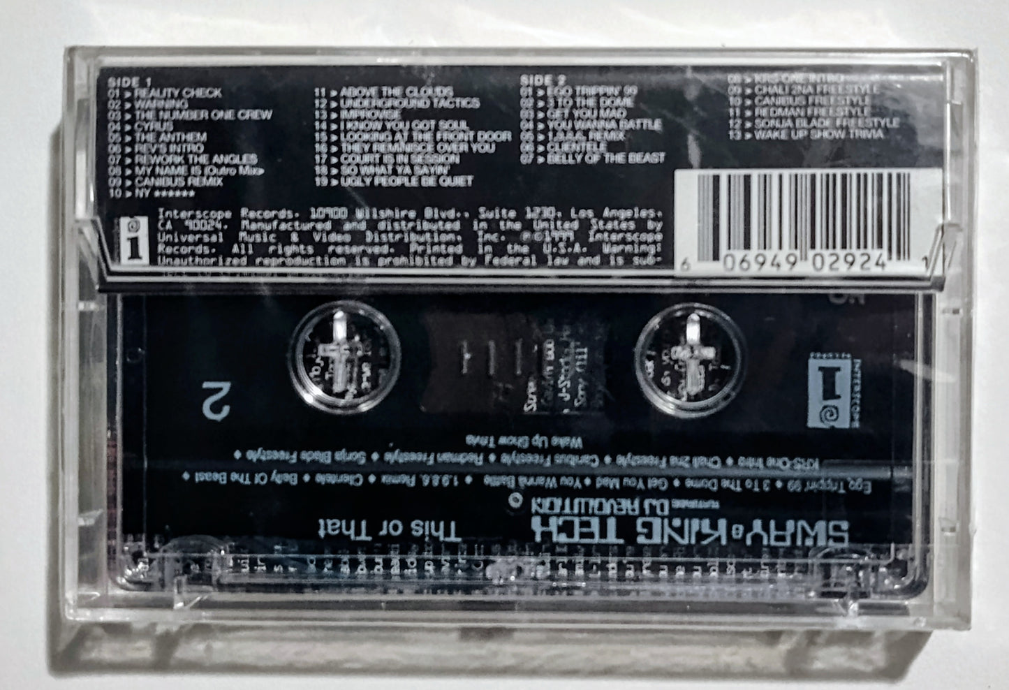 Sway & King Tech - "This Or That" - CASSETTE TAPE NM/M (Sealed; crack in spine of case)