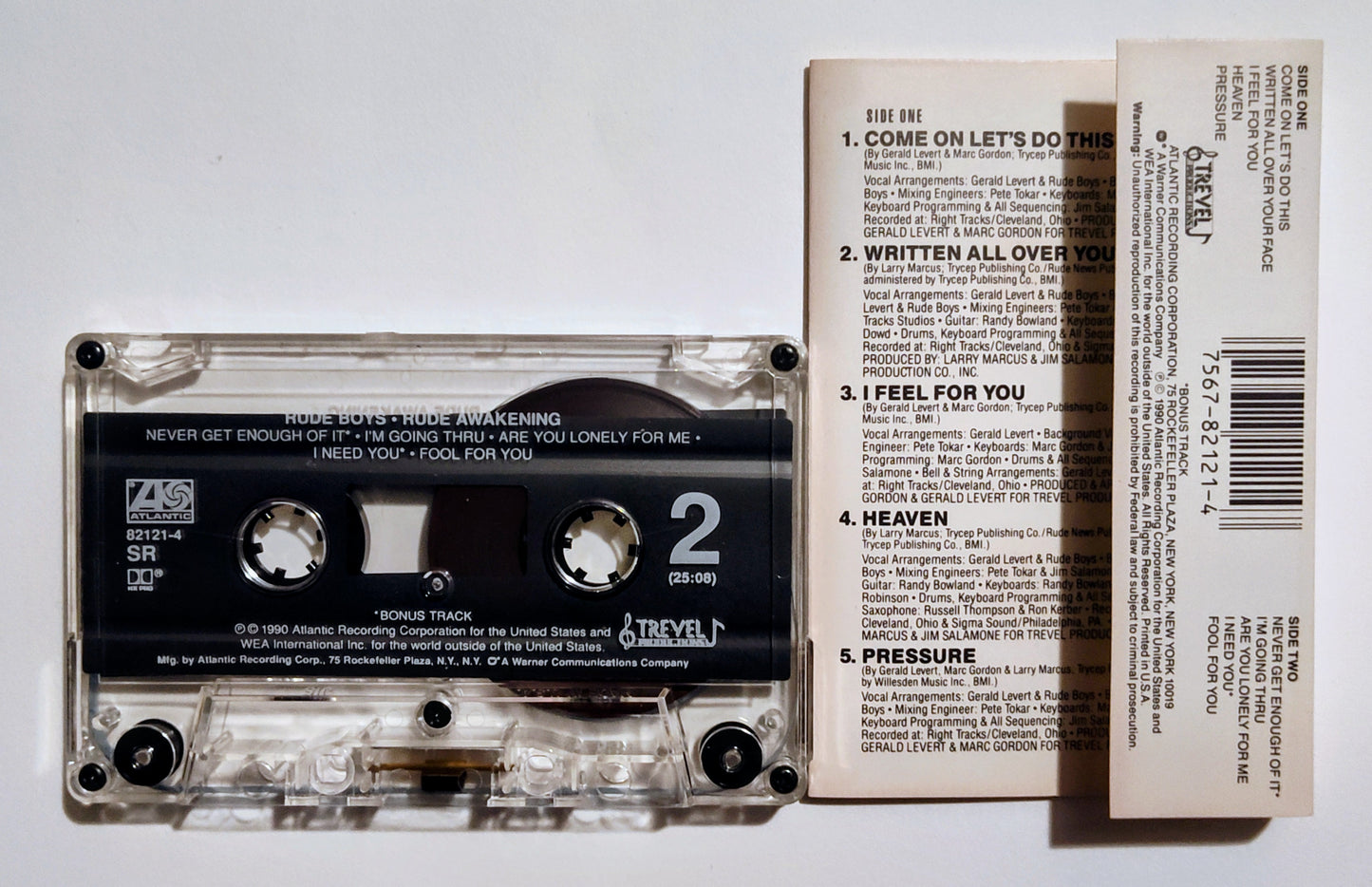 Rude Boys - "Rude Awakening" - CASSETTE TAPE (SR; DOLBY HX PRO) VG+/VG+