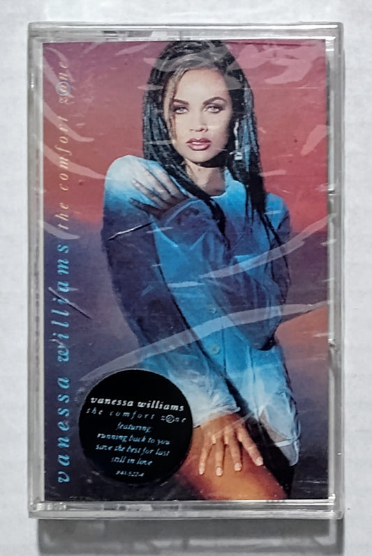 Vanessa Williams - “The Comfort Zone” - CASSETTE TAPE NM/M (Sealed with hype sticker; small cracks in cover; scratchy cellophane)