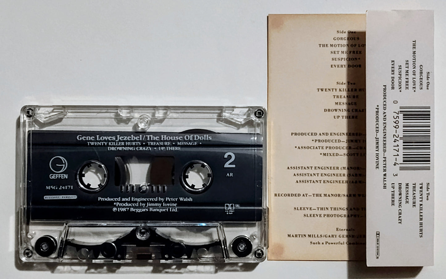 Gene Loves Gezebel - "The House Of Dolls" - CASSETTE TAPE VG/VG
