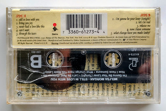 Meli’sa Morgan - “Still In Love With You” - CASSETTE TAPE VG+/M (Sealed; cracks in case)