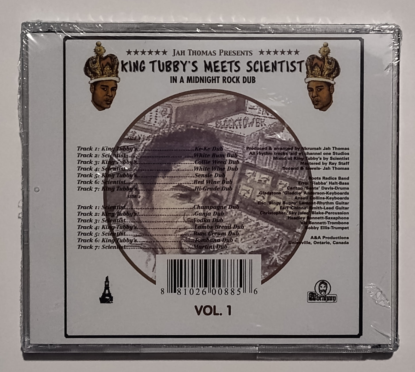 King Tubby And Scientist - "King Tubby's Meets Scientist: In A World Of Dub" - COMPACT DISC M/M (Sealed)