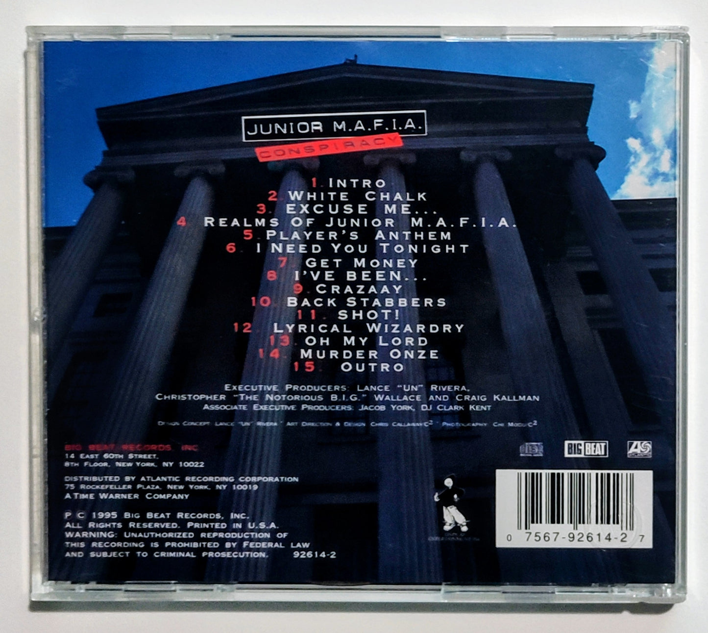 Junior M.A.F.I.A. - "Conspiracy" - COMPACT DISC VG+/VG
