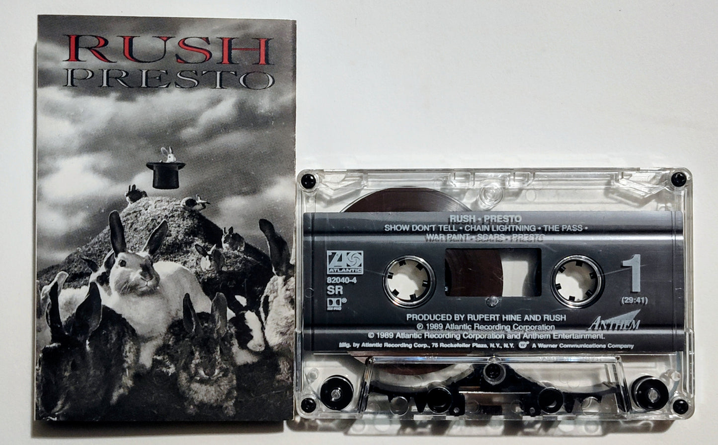 Rush - "Presto" - CASSETTE TAPE VG+/VG+