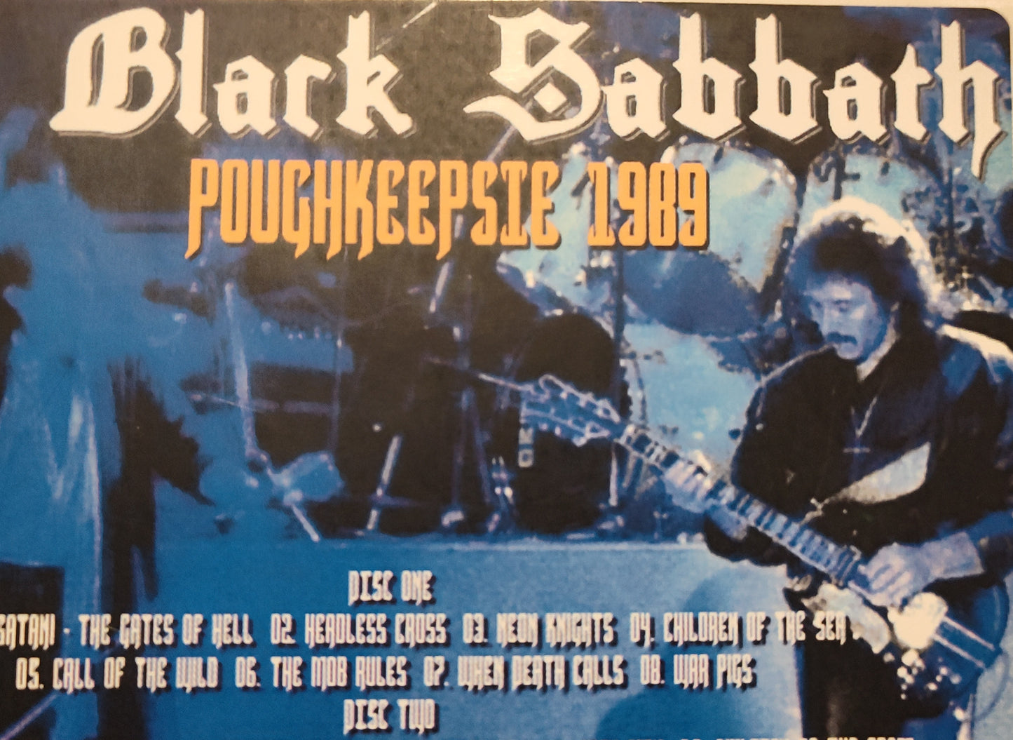 Black Sabbath - "Live In Poughkeepsie 1989"- COMPACT DISC (Unofficial; 2xCD) NM/NM