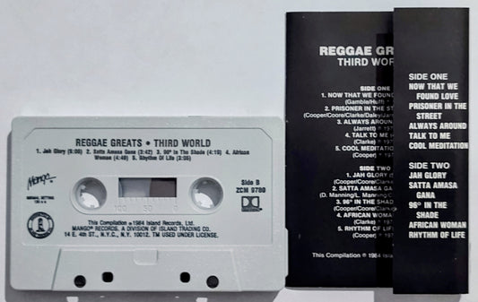 Third World - “Reggae Greats” - CASSETTE TAPE VG+/VG+