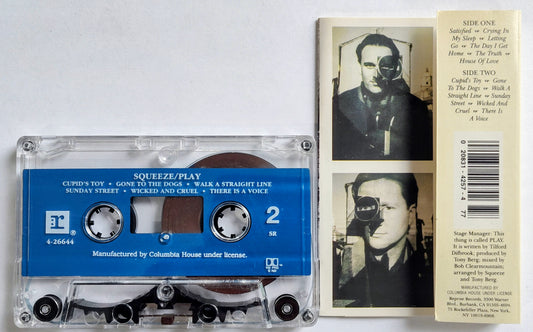 Squeeze - “Play” - CASSETTE TAPE VG+/VG+