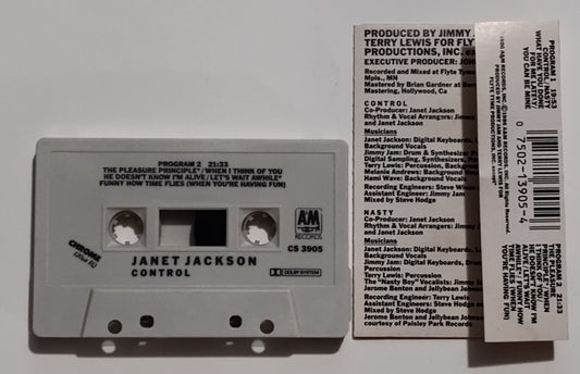 Janet Jackson - "Control" - CASSETTE TAPE (Chrome; DOLBY) VG+/VG+