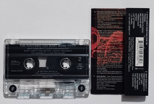 Roots, The - "Do You Want More?" - CASSETTE TAPE (DOLBY HX PRO B NR) VG/VG (Plays perfect)
