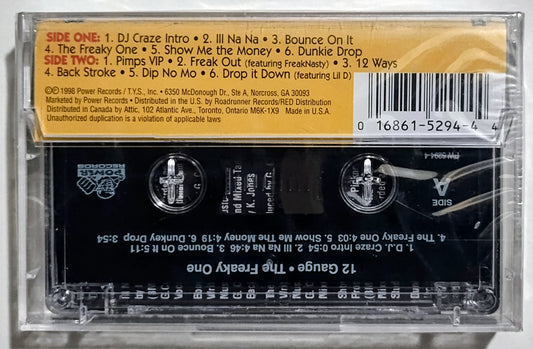 12 Gauge - "The Freaky One" - CASSETTE TAPE M/M (Sealed)