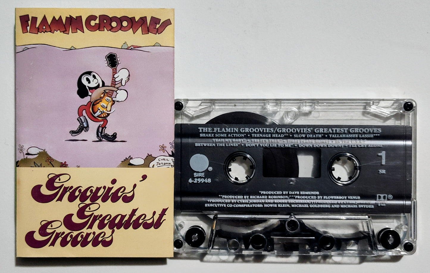 Flamin Groovies - "Groovies Greatest Grooves" - CASSETTE TAPE VG/VG+