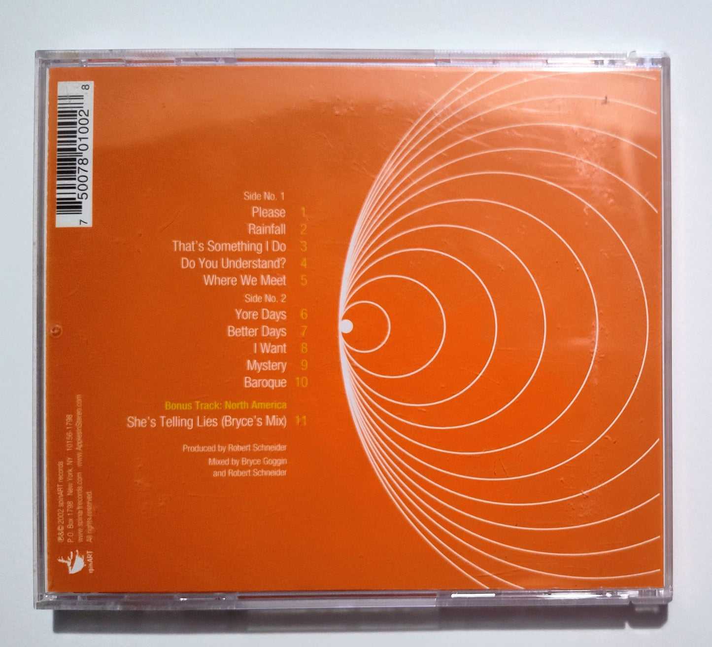 Apples In Stereo - "Velocity Of Sound" - INDIE COMPACT DISC VG+/G+