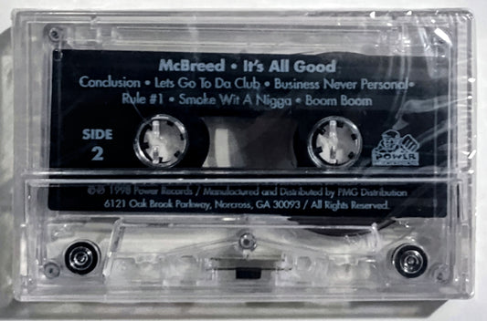 M.C. Breed - "It's All Good" - CASSETTE TAPE (Promo; non prison tape) M/M (Sealed)