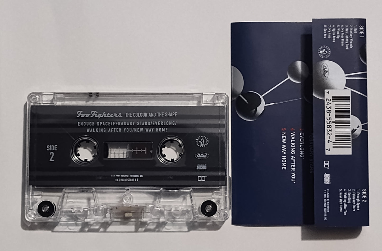 Foo Fighters - "The Colour And The Shape" - CASSETTE TAPE (XDR; DOLBY) VG/VG+