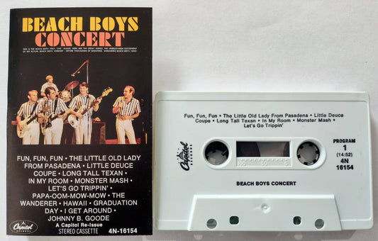 Beach Boys - “Concert” - CASSETTE TAPE VG+/VG+