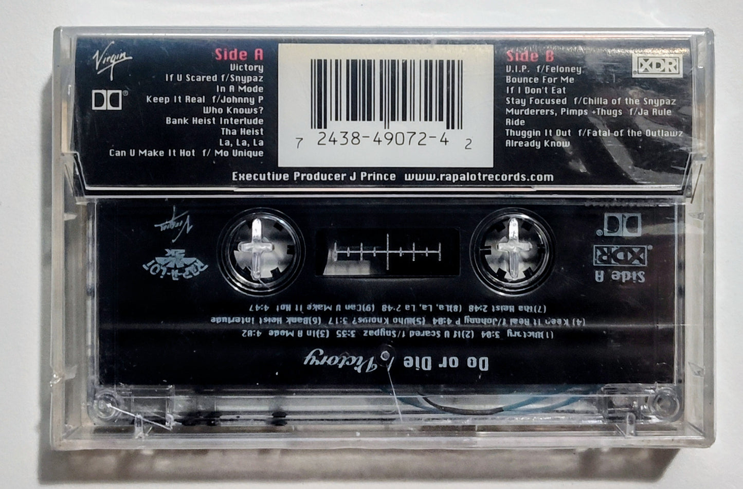 Do Or Die - "Victory" - CASSETTE TAPE VG+/M (Sealed; multiple cracks in case)