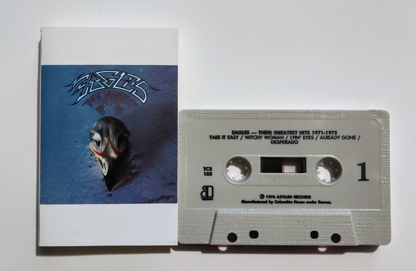 Eagles - "Their Greatest Hits 1971-1975" - CASSETTE TAPE (Columbia House) VG+/VG+
