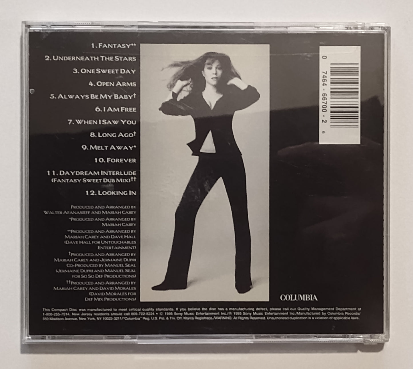 Mariah Carey - "Daydream" - COMPACT DISC VG/VG+
