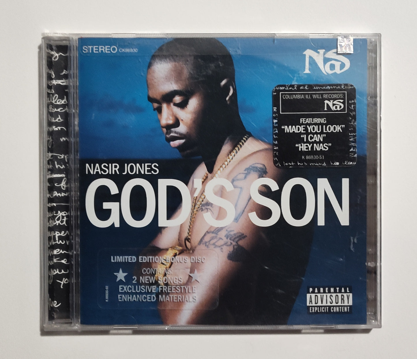 Nas (Nasir Jones) - "God's Son" - COMPACT DISC VG+/VG+
