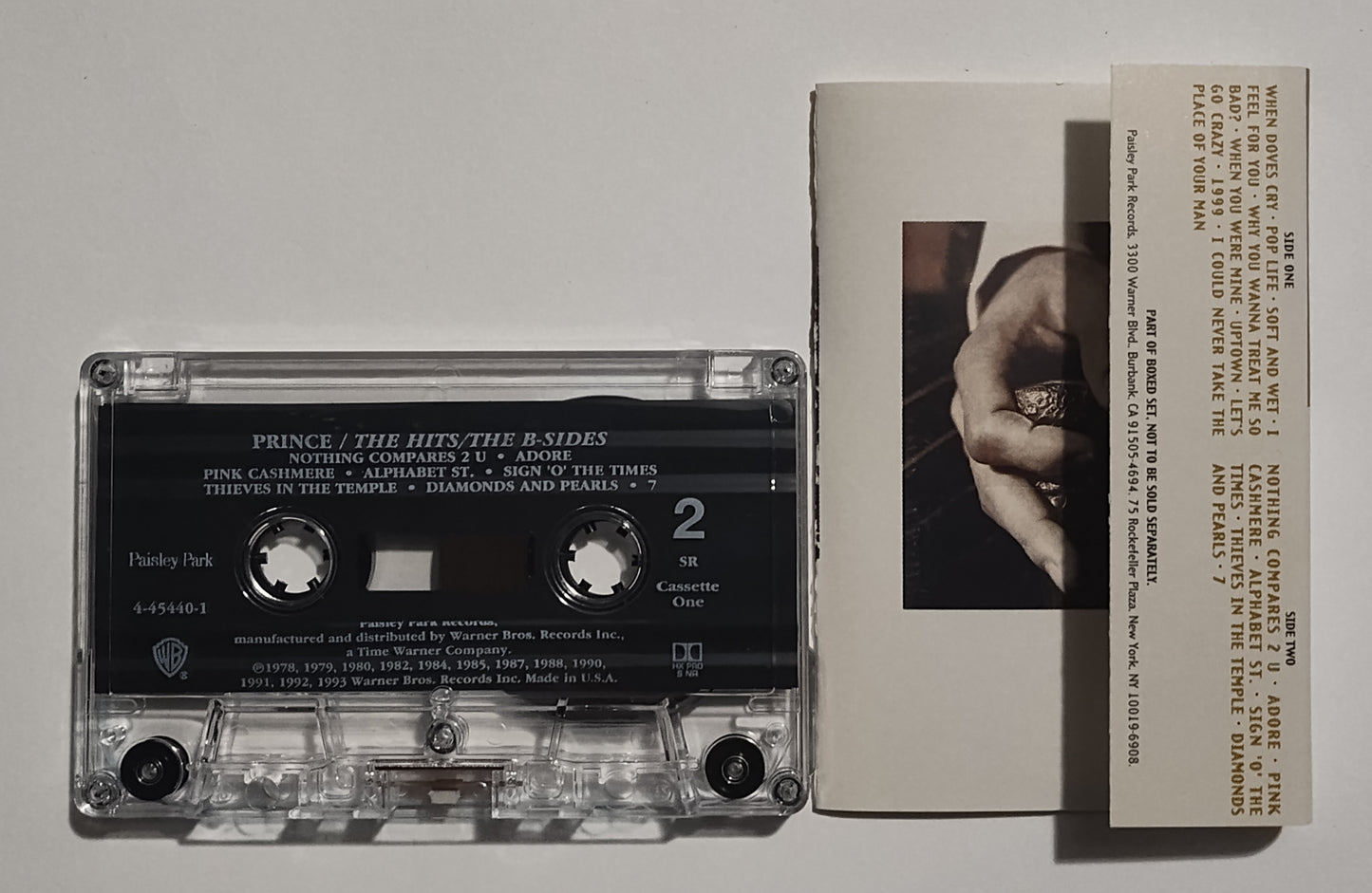 Prince - "The Hits And B-Sides" - CASSETTE TAPE (3-Tape Set) NM/NM (With slipcase)