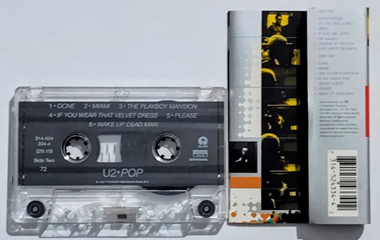 U2 - “Pop” - CASSETTE TAPE VG+/VG+ *🚨*