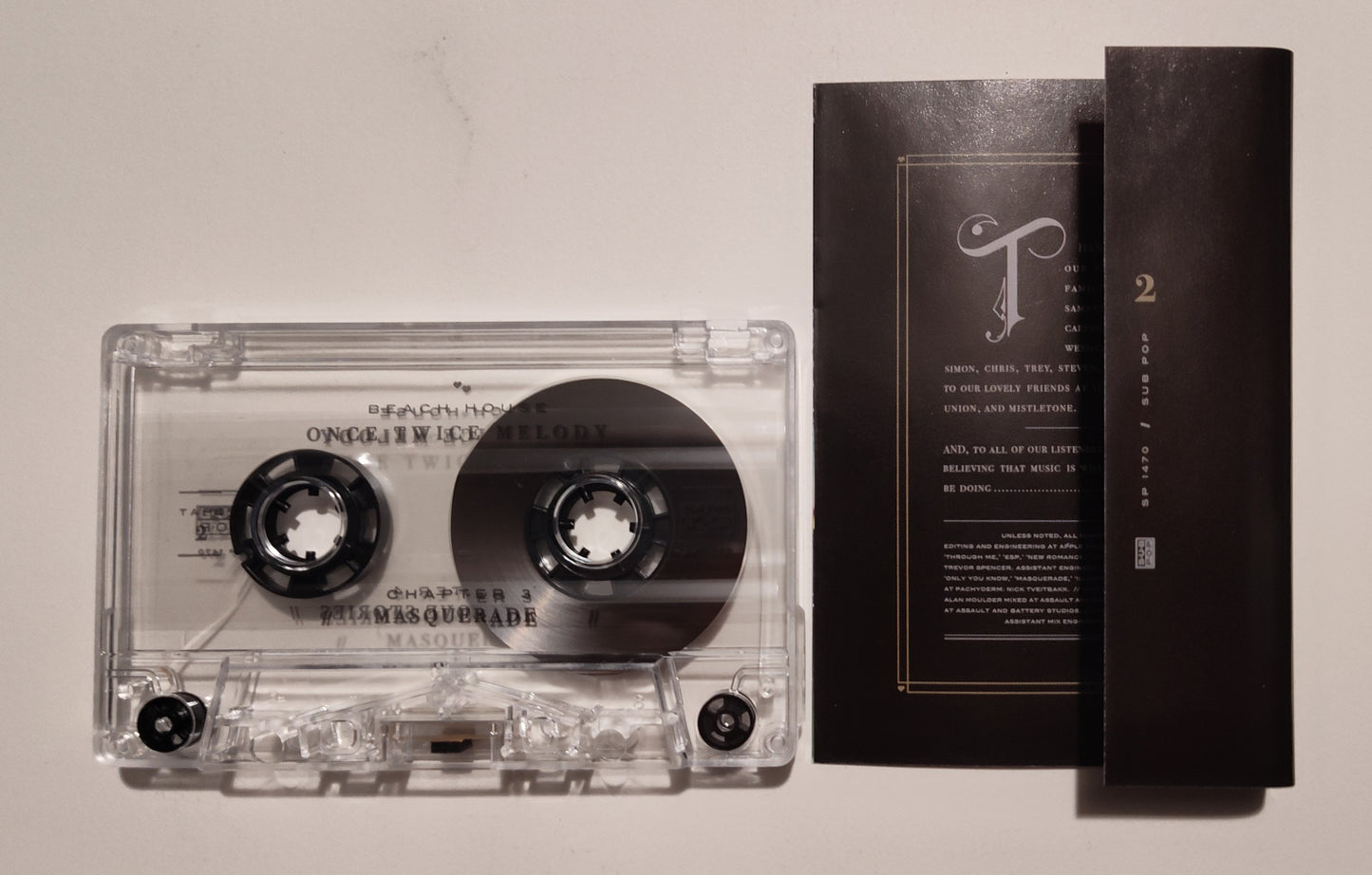 Beach House - "Once Twice Melody" - INDIE CASSETTE TAPE (2x) NM/NM