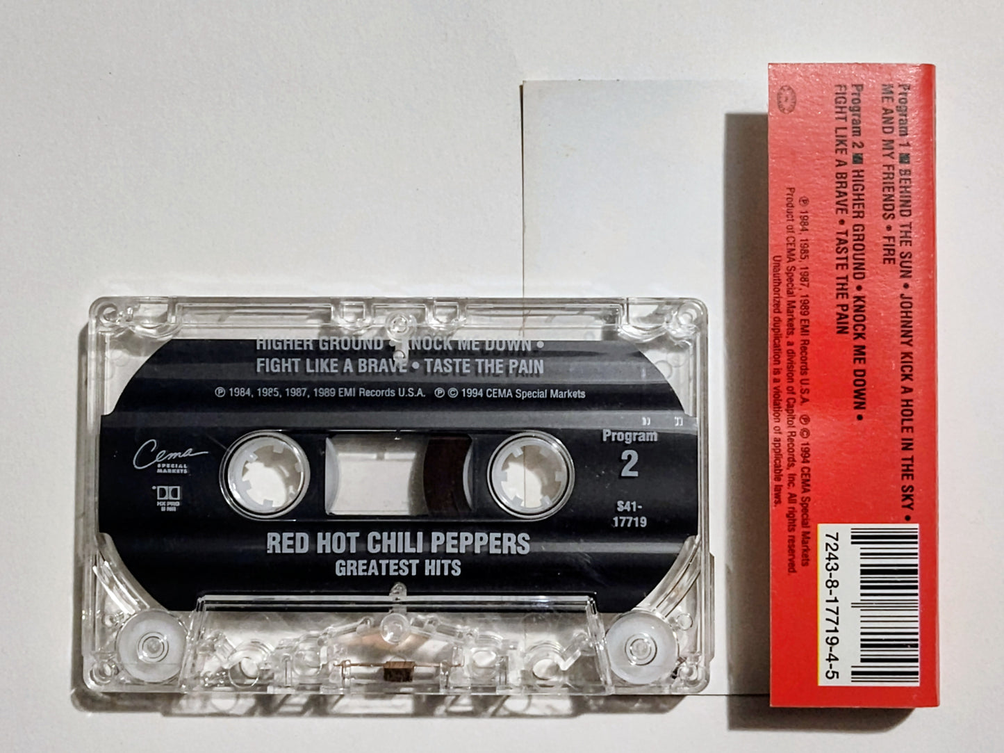 Red Hot Chili Peppers - "Greatest Hits" - CASSETTE TAPE NM/VG+