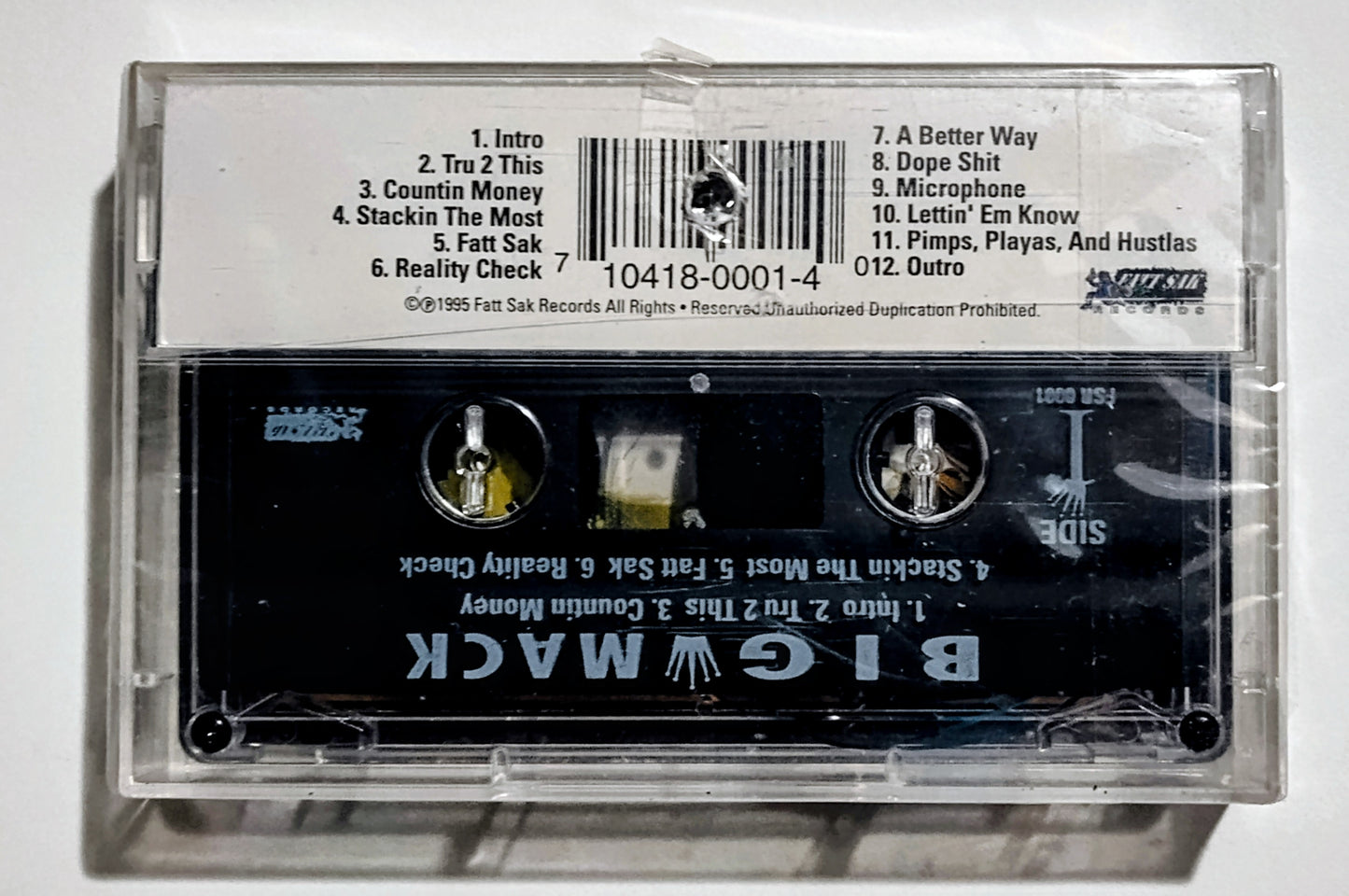 Big Mack - "A Better Way" - CASSETTE TAPE VG+/M (Sealed; drill hole thru barcode)