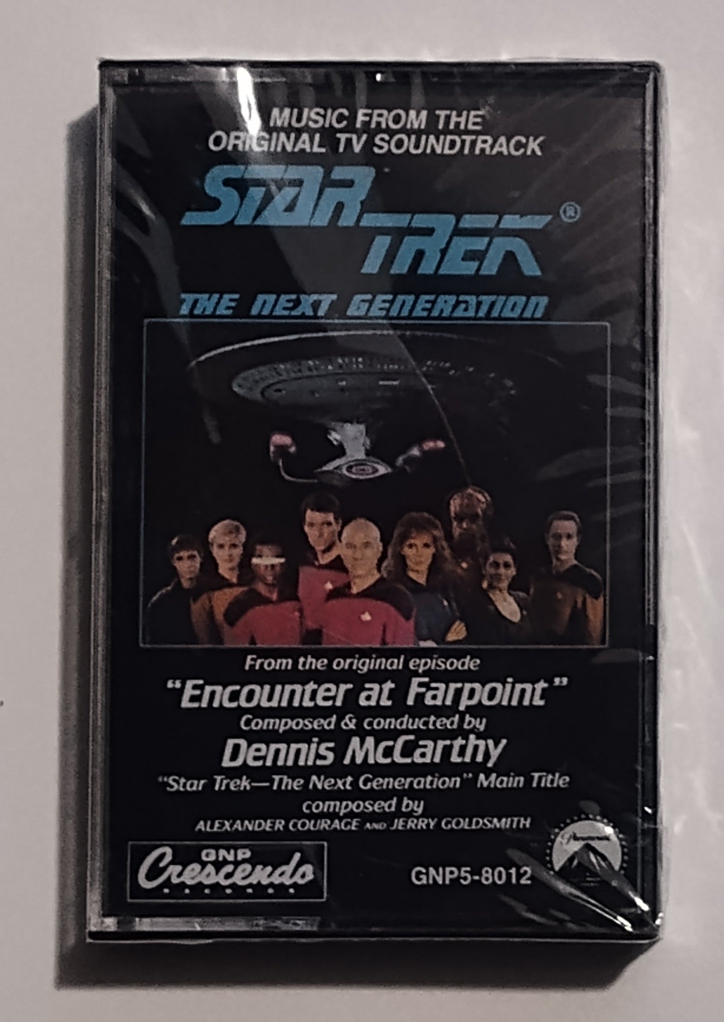 Dennis McCarthy - "Star Trek: The Next Generation - Music From Episode 'Encounter At Farpoint'" - CASSETTE TAPE M/M (Sealed)