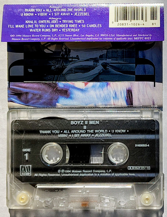 Boyz II Men - "II" CASSETTE TAPE VG/VG