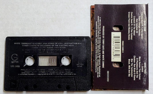 White Zombie - “Astro-Creep: 2000” - CASSETTE TAPE (Canada; black shell) VG+/VG