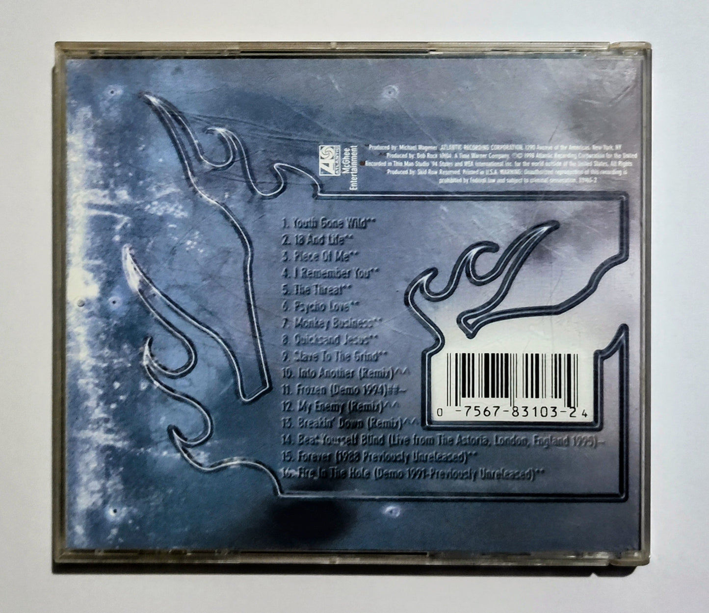 Skid Row - "40 Seasons: The Best Of Skid Row" - COMPACT DISC VG+/G+