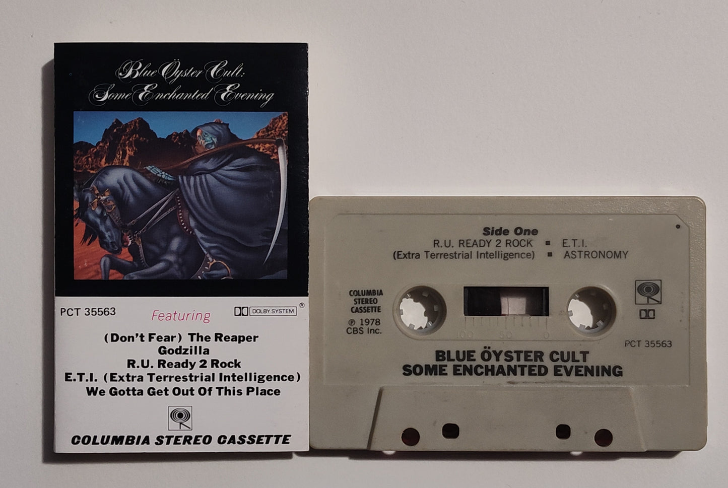 Blue Öyster Cult - "Some Enchanted Evening" - CASSETTE TAPE (Stereo) VG+/VG+