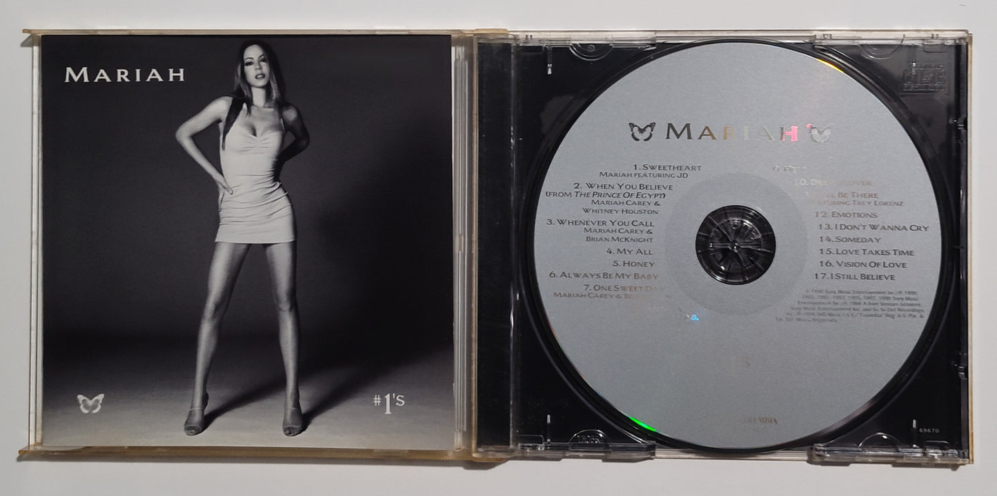Mariah Carey - "#1's" - COMPACT DISC VG+/VG