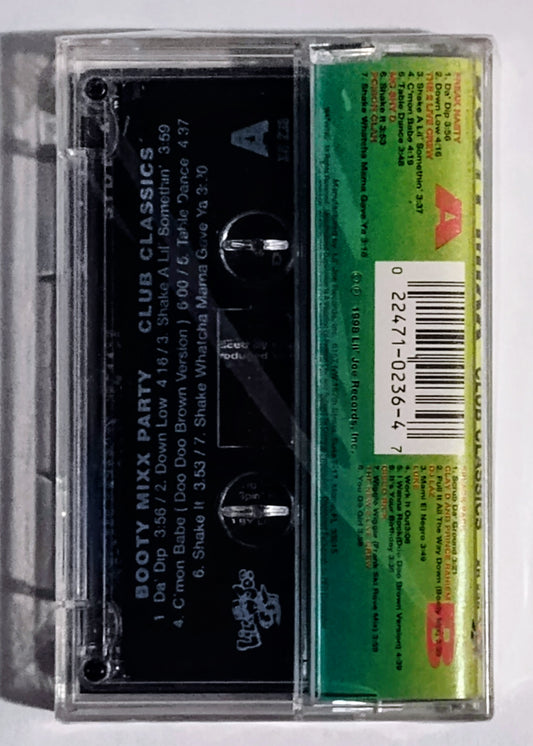 Various Artists - “Booty Mixx Party Club Classics” - CASSETTE TAPE M/M (Sealed)